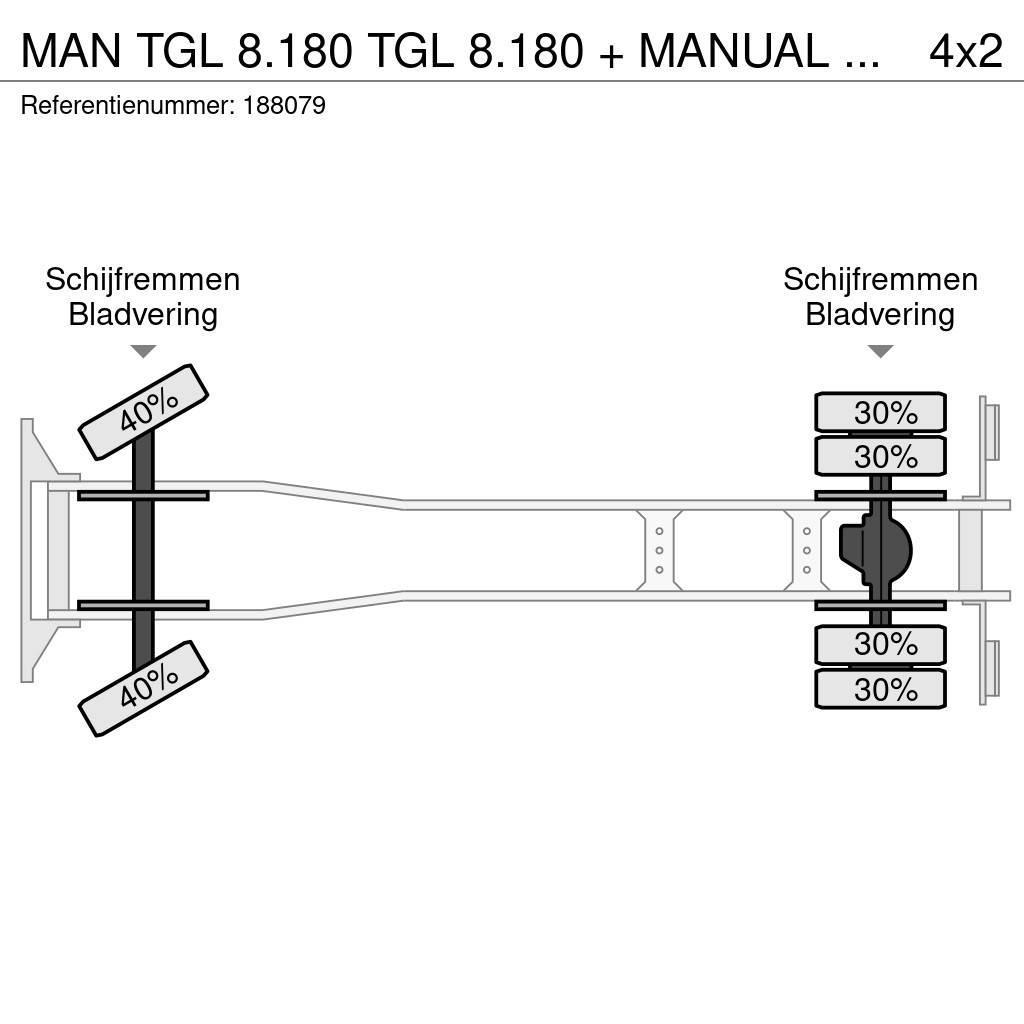 MAN TGL 8.180 TGL 8.180 + MANUAL + Lift Kastenaufbau