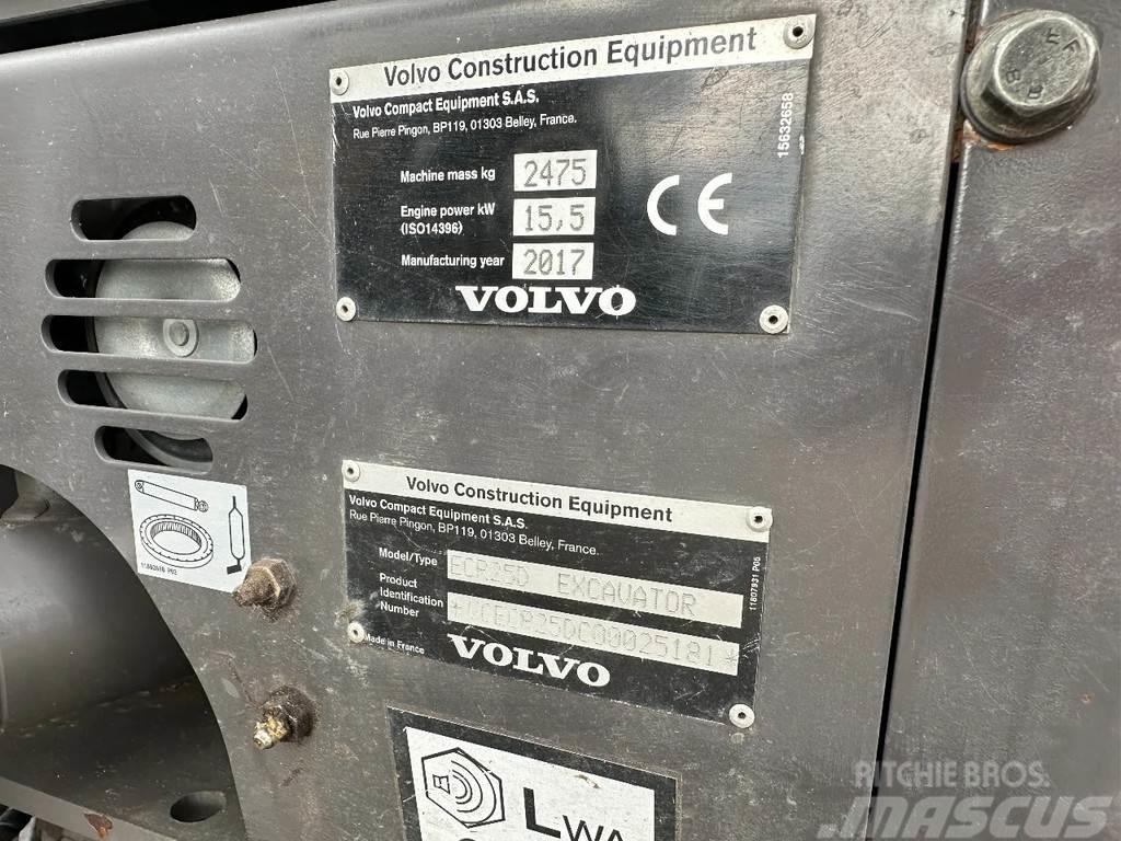 Volvo ECR25D | All Functions Mini excavators < 7t (Mini diggers)