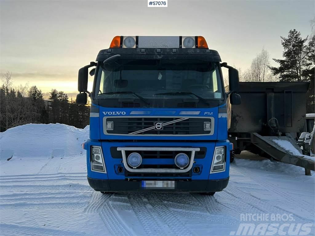 Volvo FM 400 6*2 Crane Truck with tiltable flatbed + Pal Crane trucks