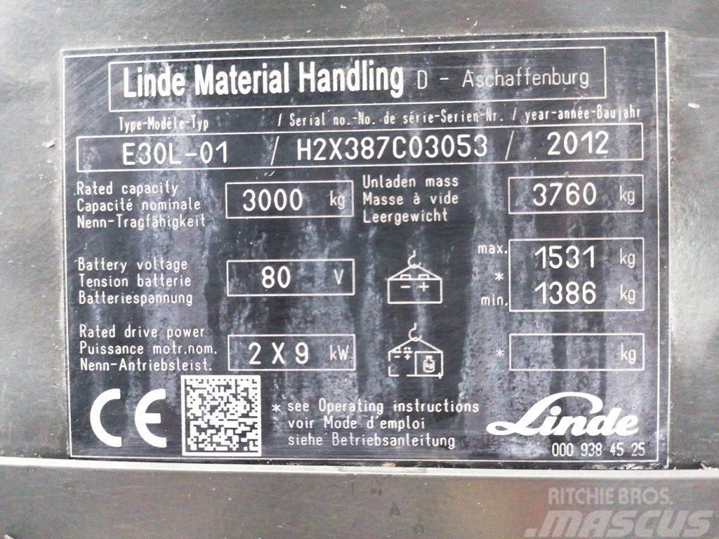 Linde E30L-01 Elektro Stapler