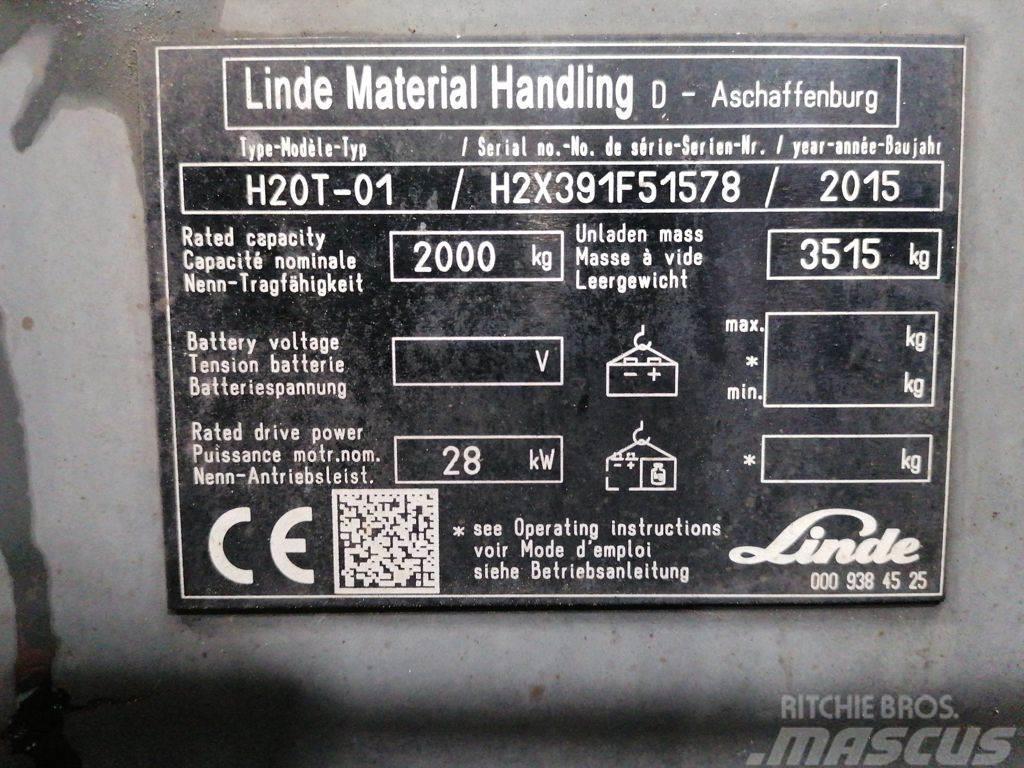 Linde H20T-01 Gas Stapler