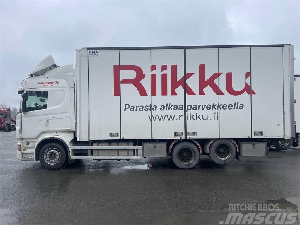 Scania R-500 6x2-4750, 7,5m VAK:n 2-taso kori Box body trucks