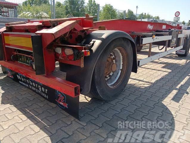 Fliegl ZPS180 SCHLITTEN Abrollanhänger BPW Eco TÜV 5-7m Skeletal trailers