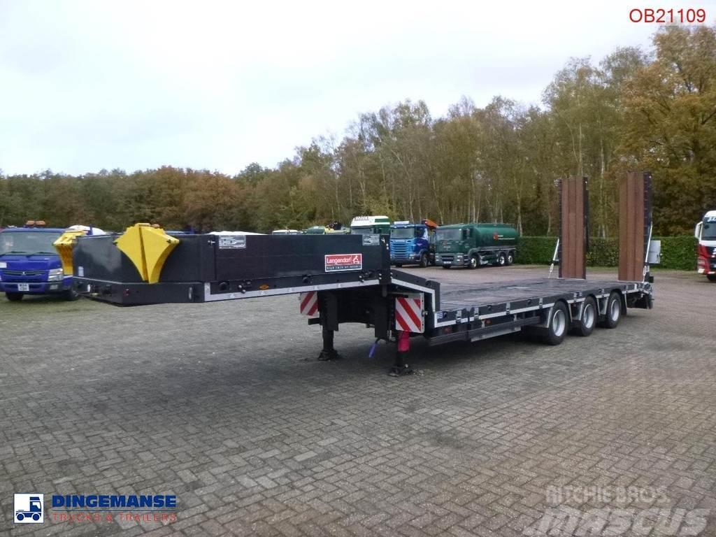 Langendorf 3-axle semi-lowbed trailer 48T ext. 13.5 m + ramps Low loader-semi-trailers