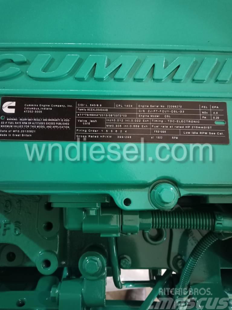 Cummins diesel engine QSL9-G3 CPL1404 Engines