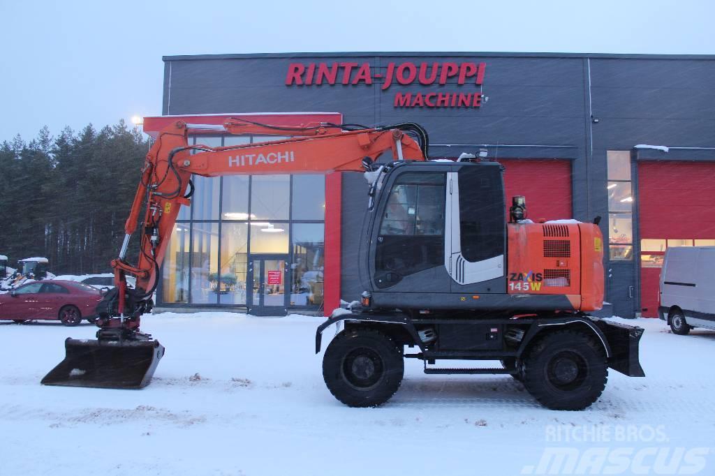 Hitachi ZX 145 W-3 / Pyörittäjä, Rasvari, Lämmitin Wheeled excavators