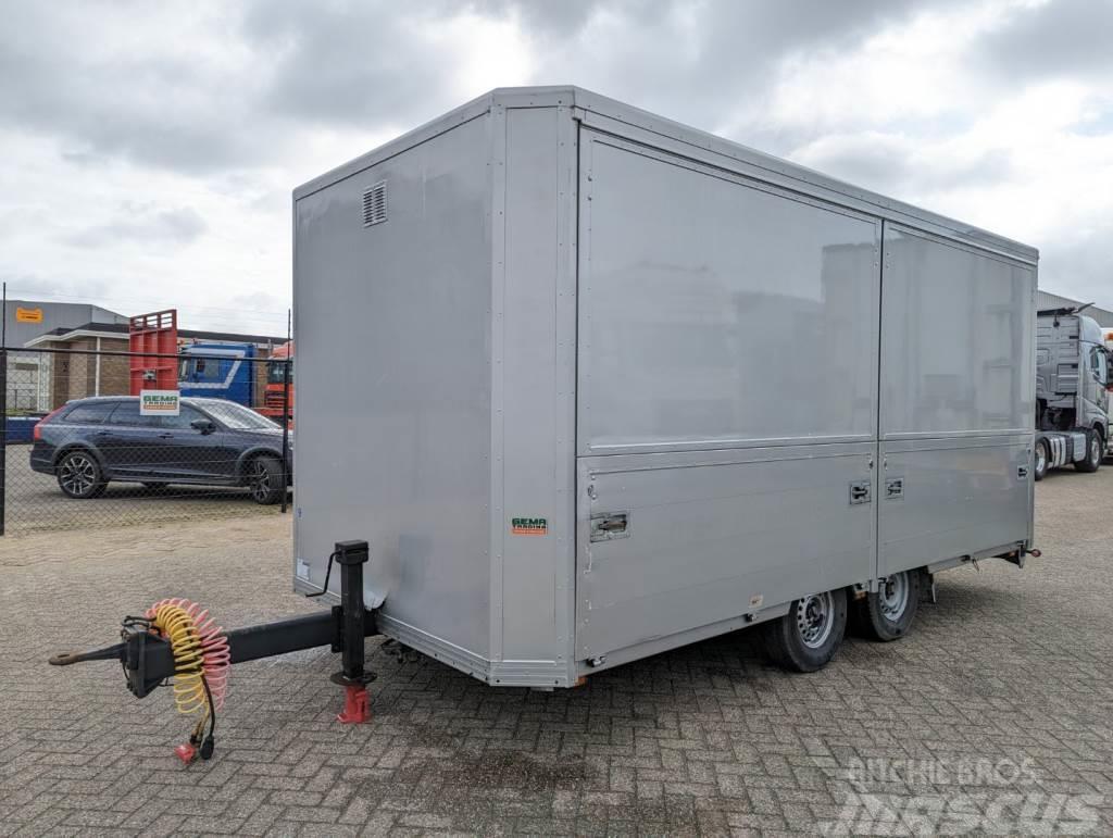 Esve AWK 3500 2 Assen - Kleppen opbouw - FietsVervoer - Box body semi-trailers