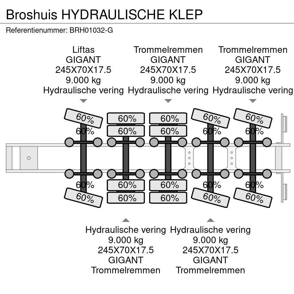 Broshuis HYDRAULISCHE KLEP Low loader-semi-trailers