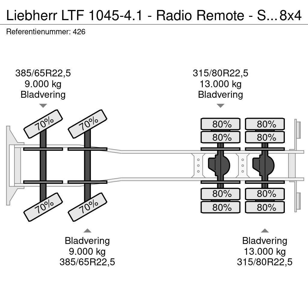 Liebherr LTF 1045-4.1 - Radio Remote - Scania P410 8x4 - Eu All terrain cranes