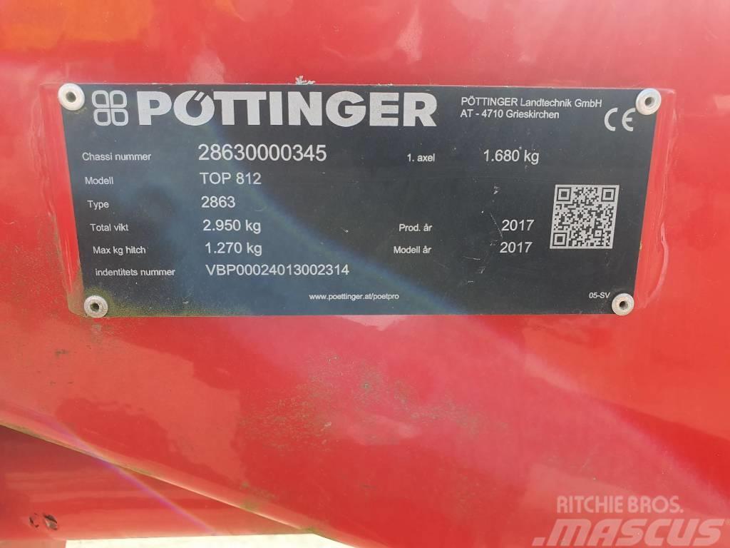 Pöttinger Top 812 Windrowers