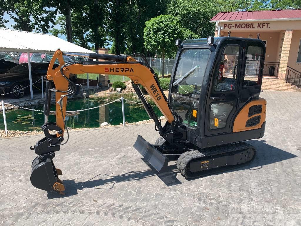 Sherpa WE18 Kubota E5 motor forgó kotró ÚJ! Mini excavators < 7t (Mini diggers)