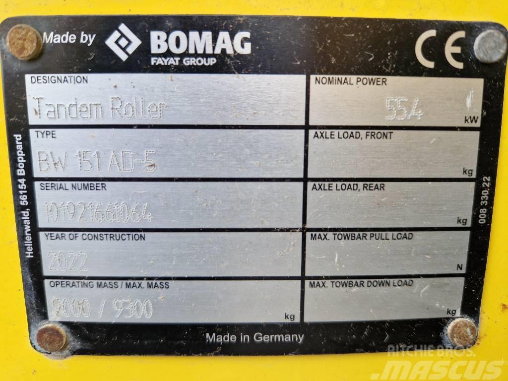 Bomag BW 151 AD-5 Twin drum rollers