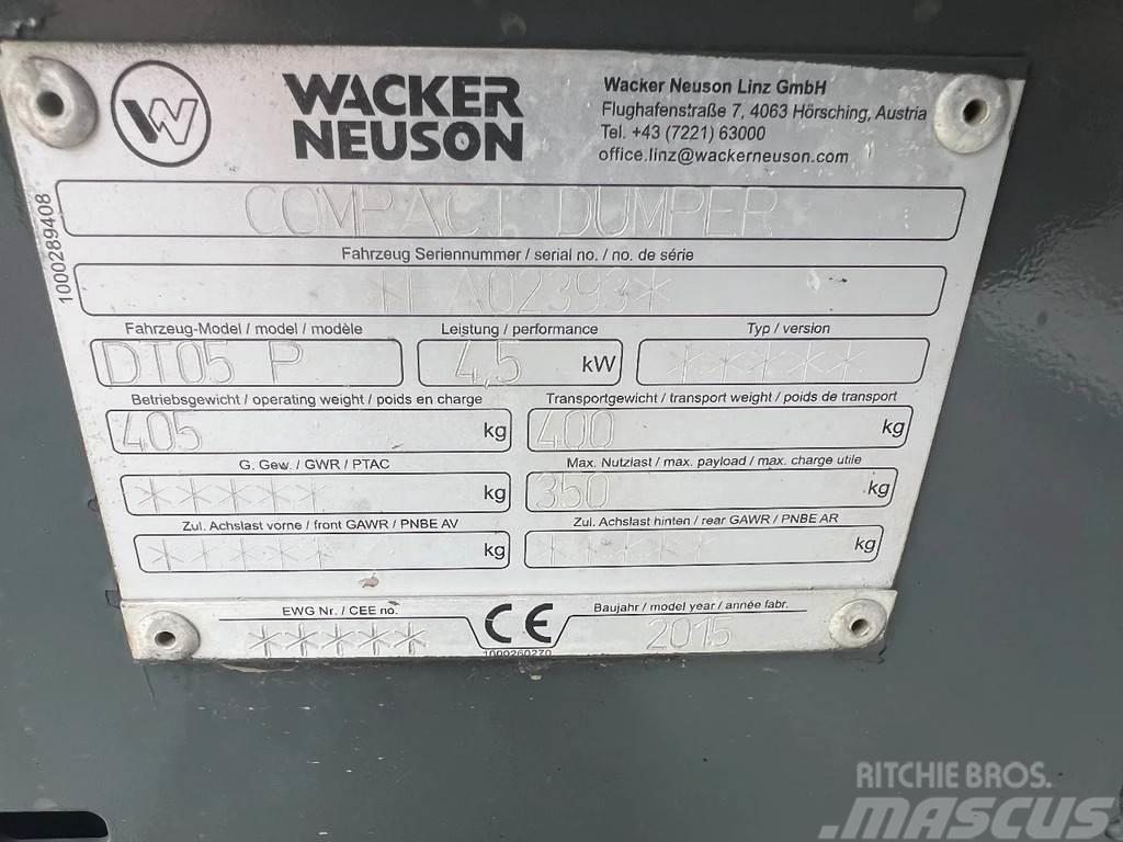 Wacker Neuson DT05P Site dumpers
