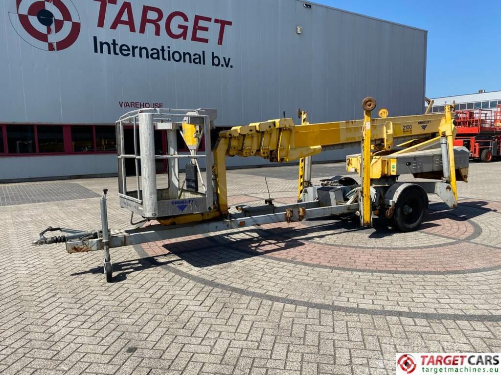 Ommelift Omme 2100EBZ Tow Boom Telescopic Lift 2110cm Trailer mounted aerial platforms