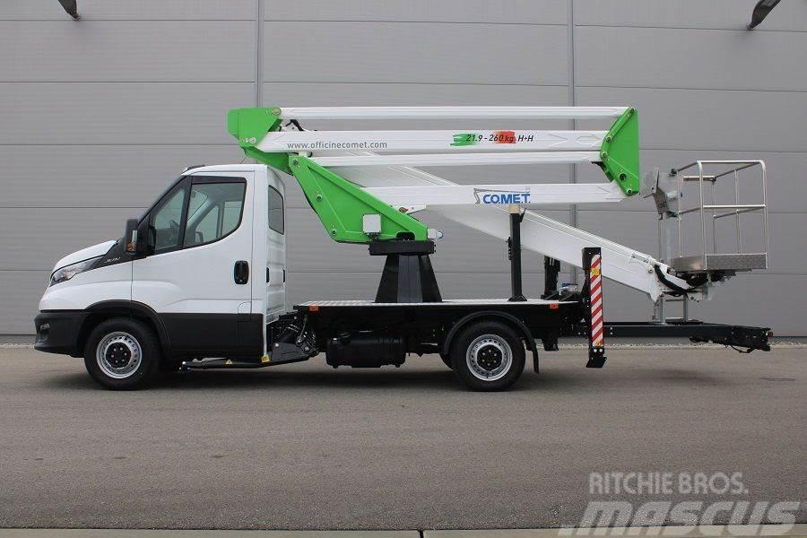 Comet Kleintransporter Arbeitsbühne Truck & Van mounted aerial platforms