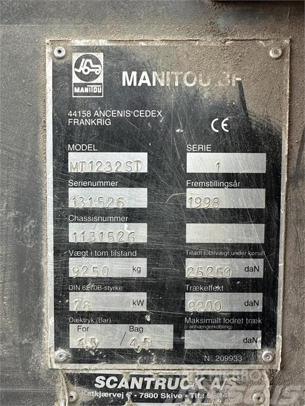 Manitou MT 1232 ST Telescopic handlers