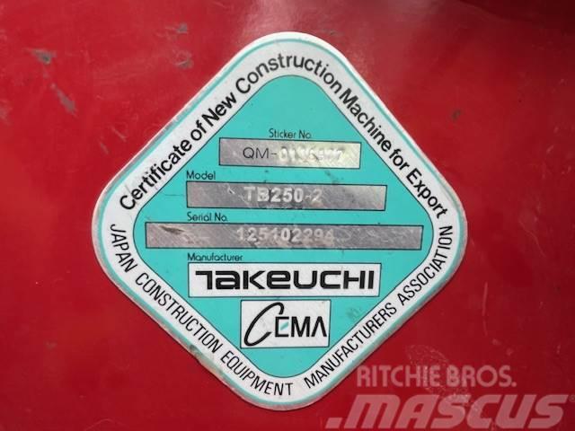 Takeuchi TB250-2 Mini excavators < 7t (Mini diggers)