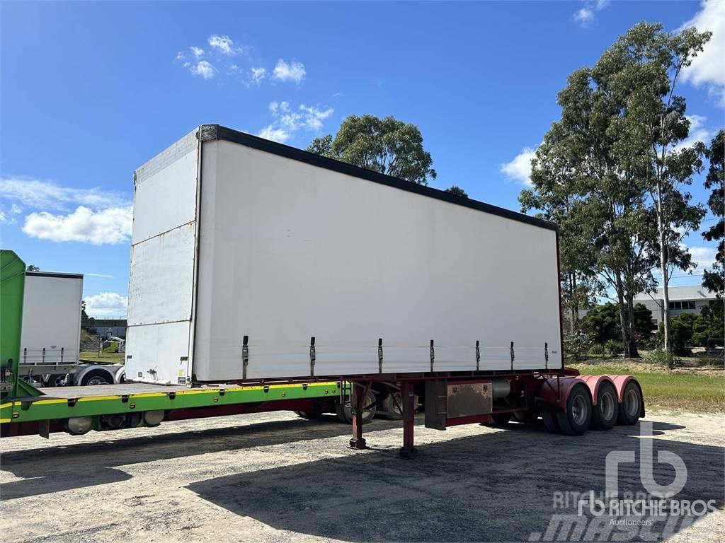  VAWDREY 7.2 m Tri/A B-Double Lead Curtainsider semi-trailers