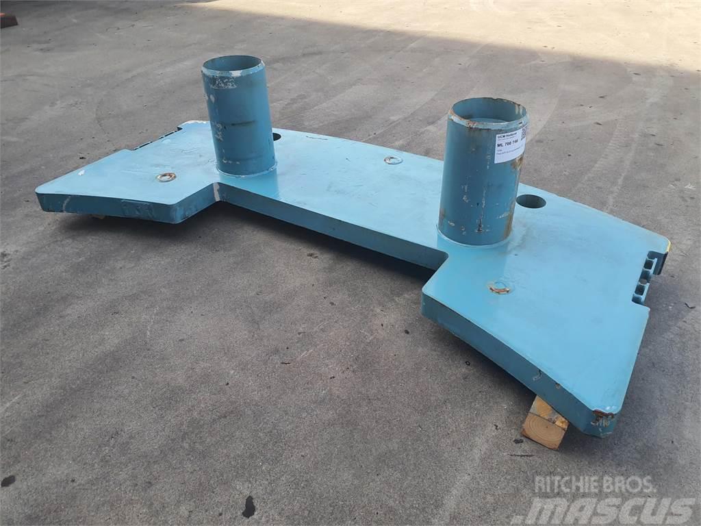 Faun ATF 60-3 counterweight 1.6T Crane parts and equipment