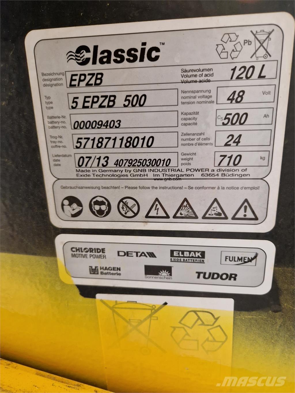 Atlet AS1N1L15T Elektro Stapler