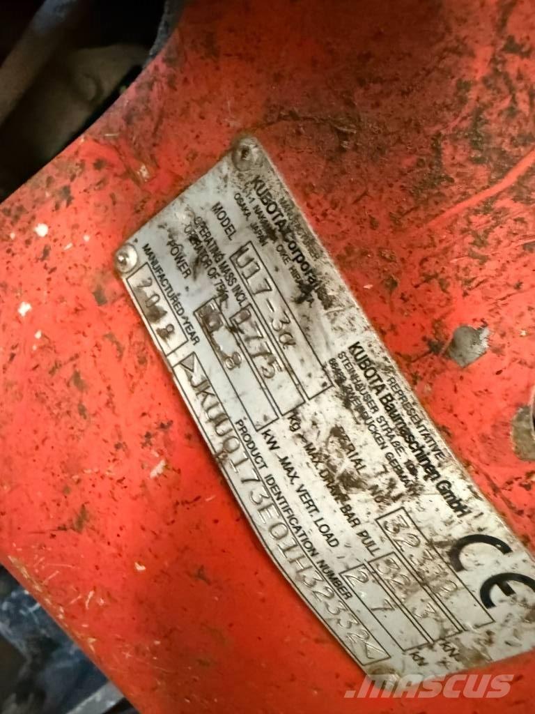 Kubota U 17-3 Minibagger < 7t