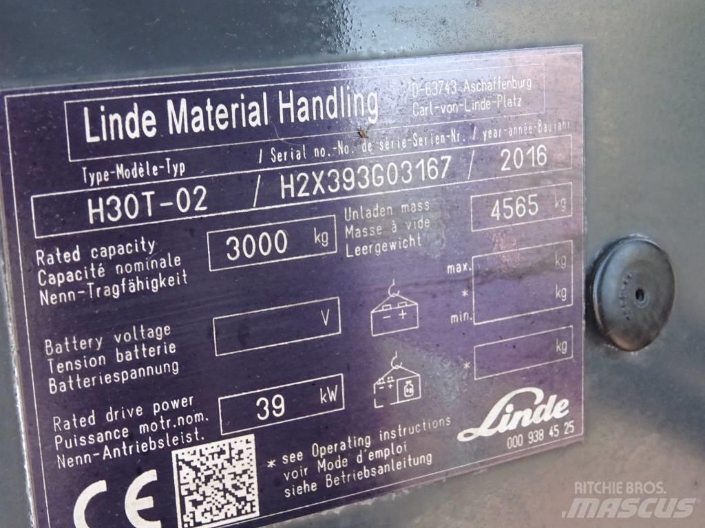 Linde H30T-02 Gas Stapler