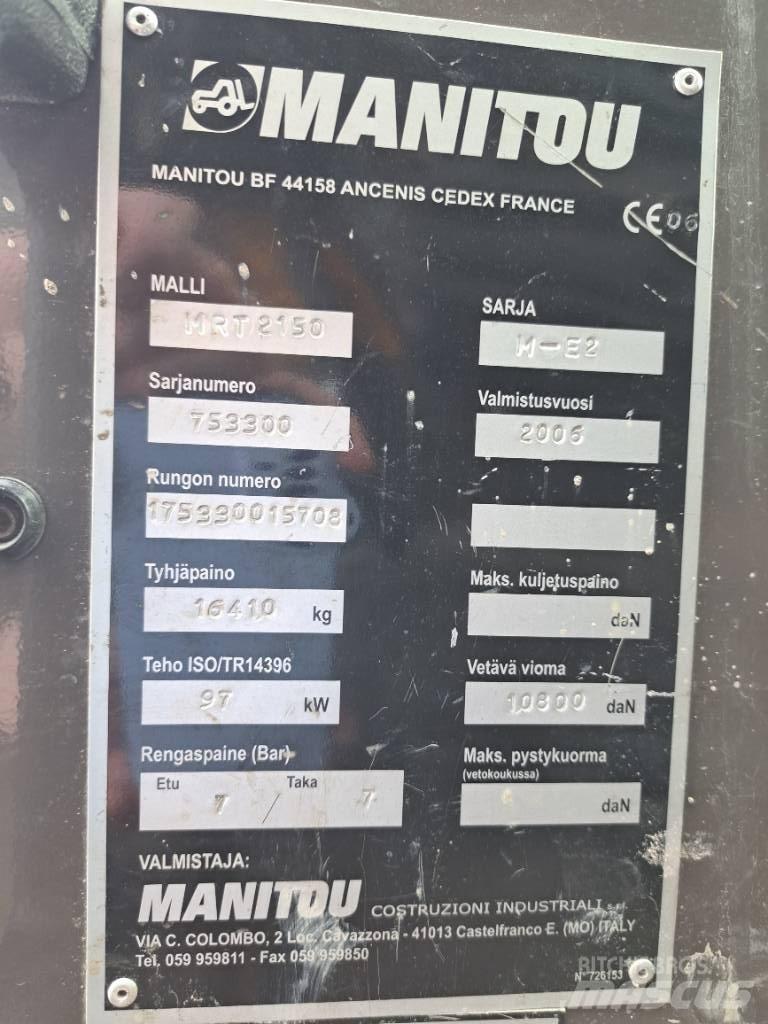 Manitou MRT 2150 Teleskoplader