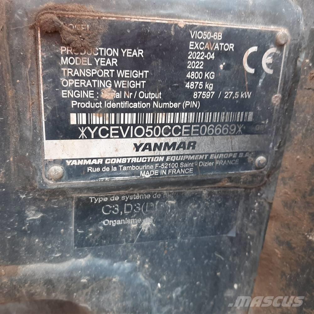 Yanmar Vio 50 Minibagger < 7t