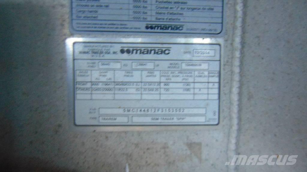 Manac Flatbed Pritschenanhänger