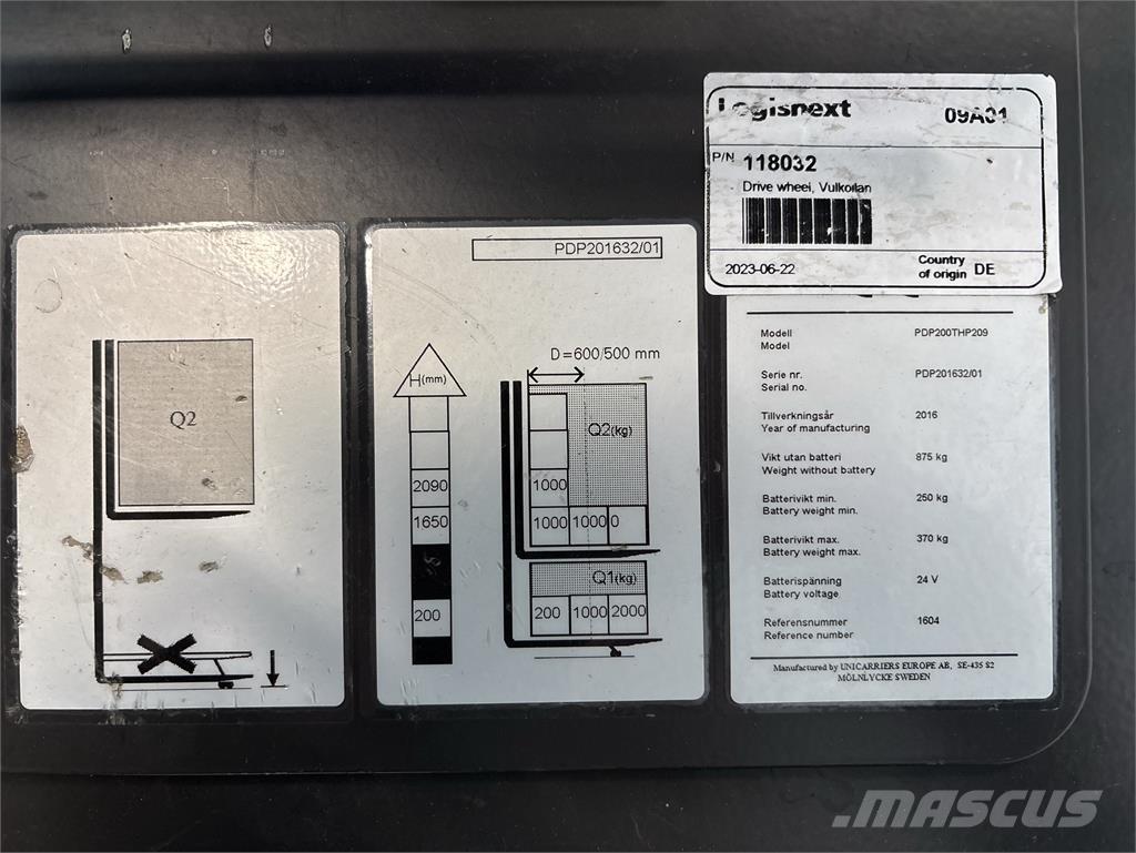 Atlet PDP200 Selbstfahrstapler