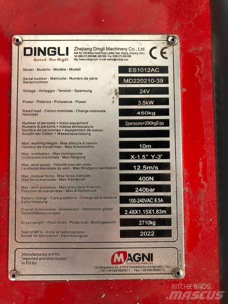 Magni ES 1012 AC Scheren-Arbeitsbühnen