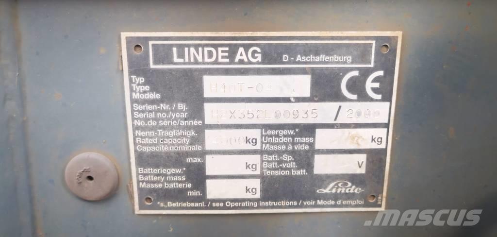 Linde H40T-01 Gas Stapler