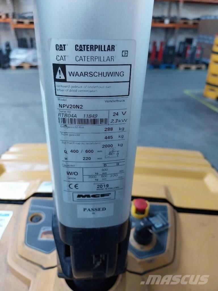 CAT NPV 20 N2 Gabelstapler mit Fahrerstand