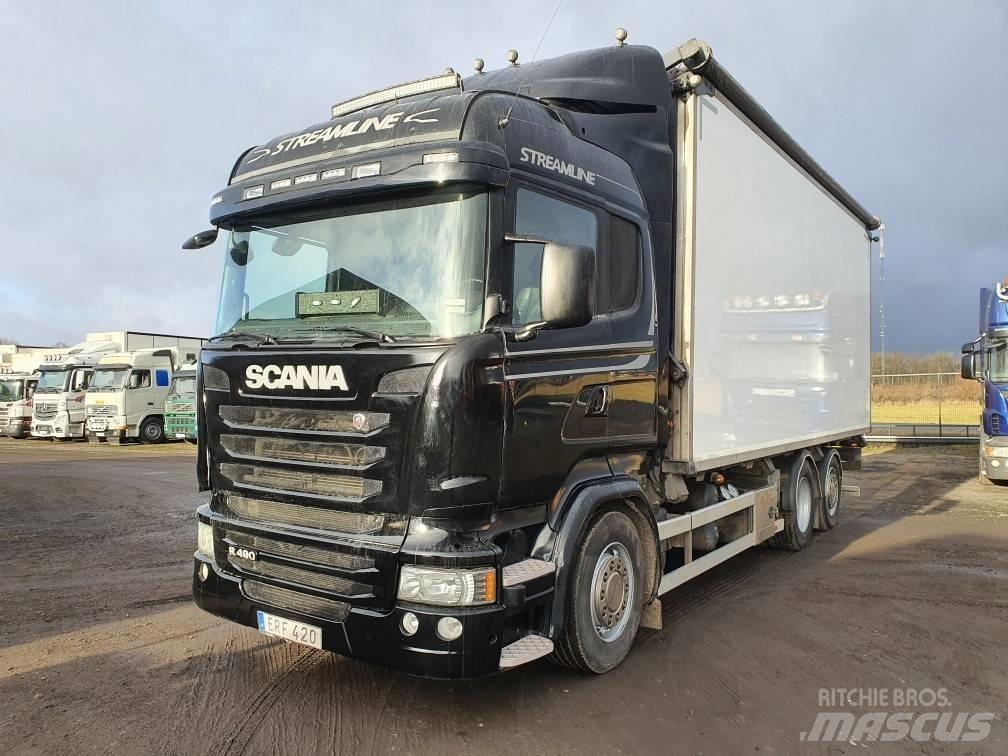 Scania R 490 Holztransportanhänger