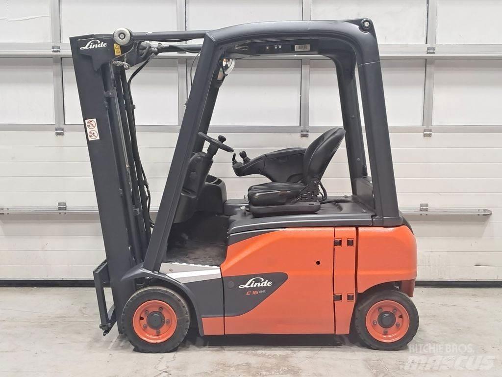 Linde E16P-02 Elektro Stapler