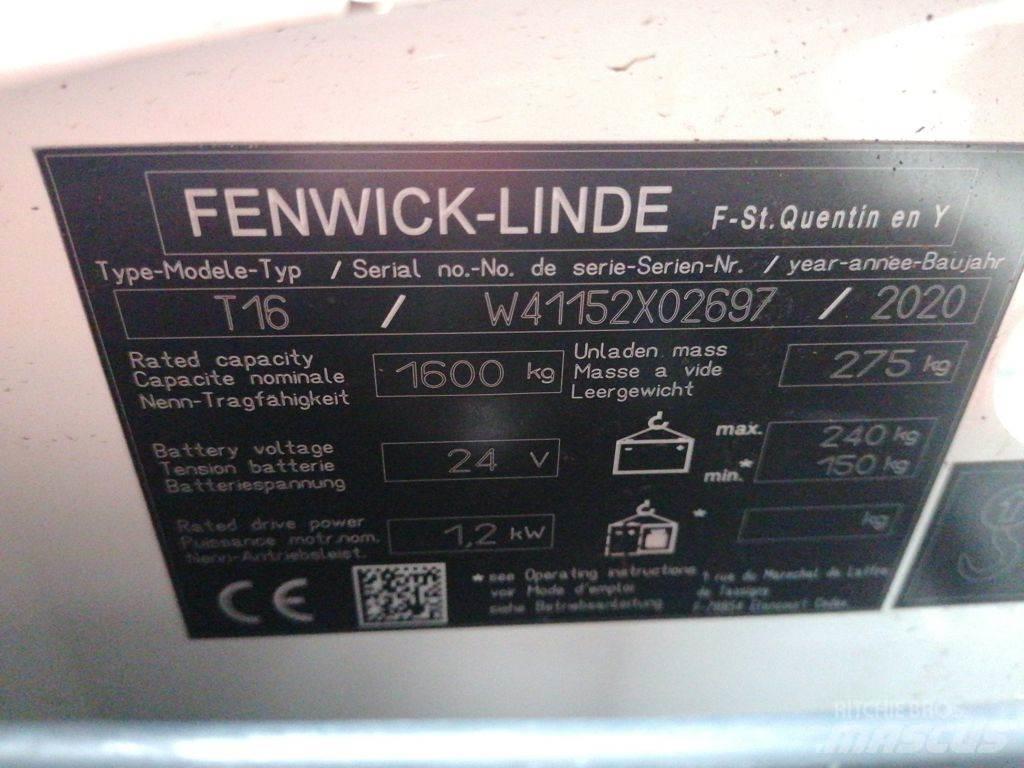 Linde T16 Niedergabelstapler