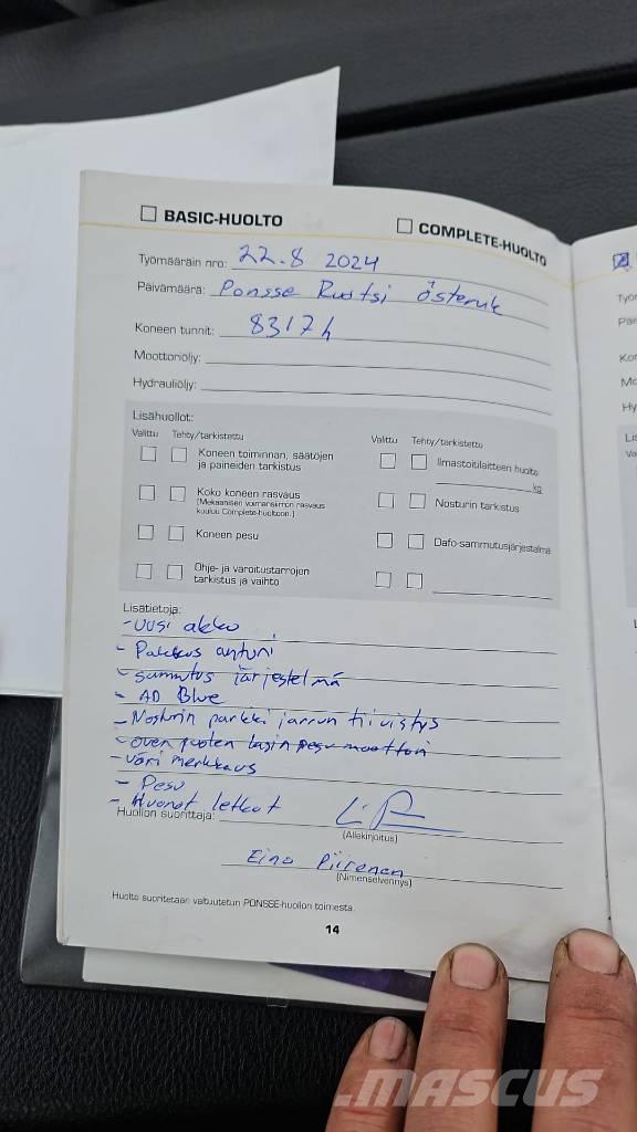 Ponsse ERGO 8W Harvester