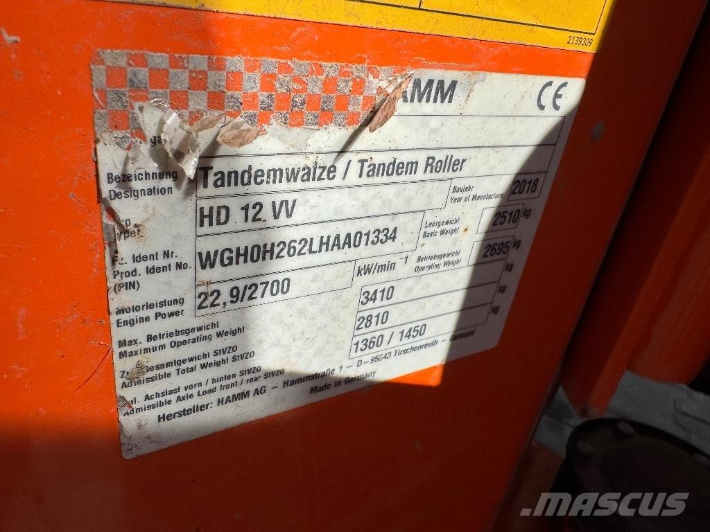 Hamm HD 12 VV Tandemwalzen