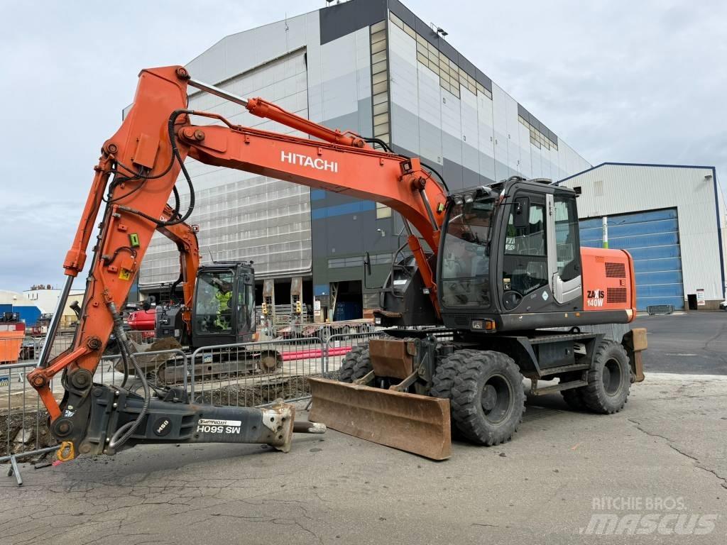 Hitachi ZX 140 W-3 Mobilbagger