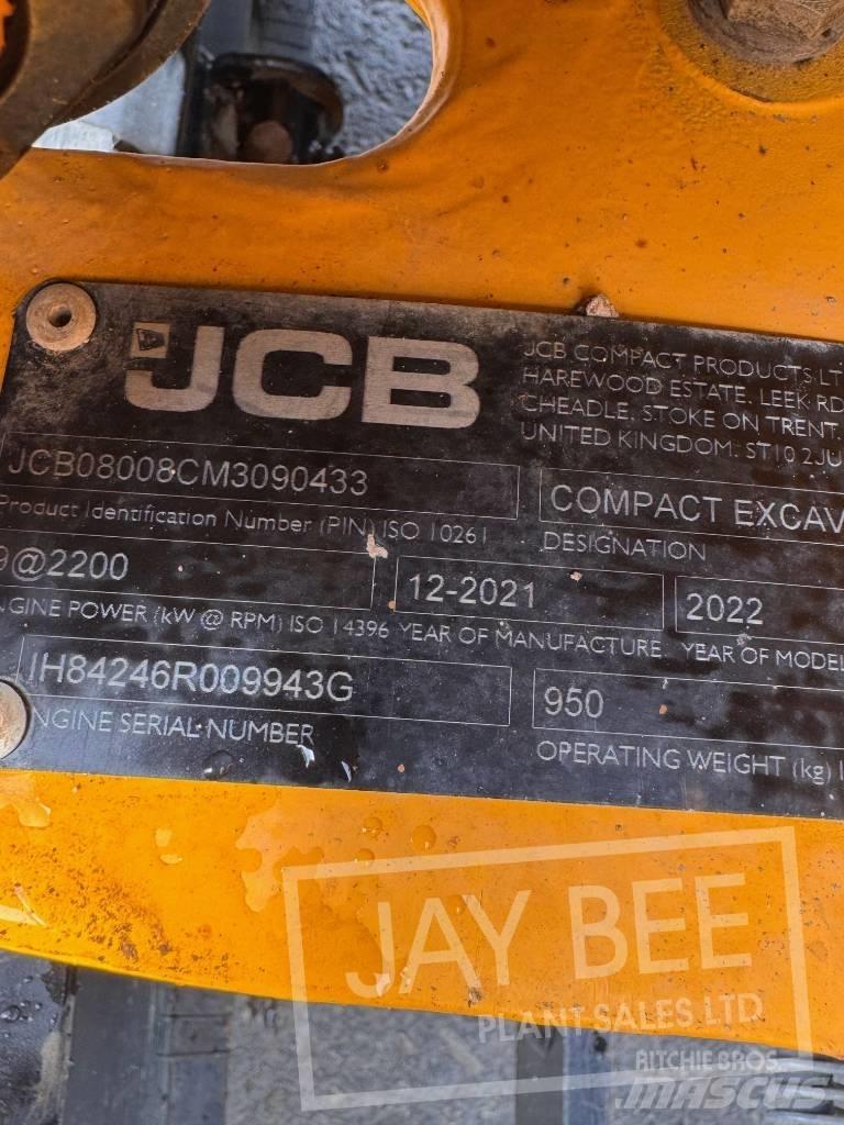 JCB 8008 Minibagger < 7t