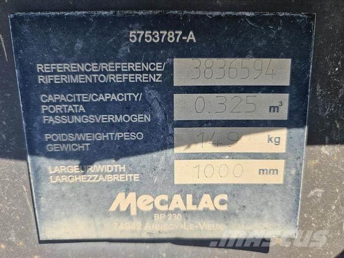 Mecalac Connect Schaufeln