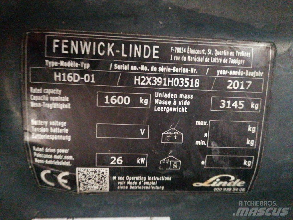 Linde H16D-01 Diesel Stapler