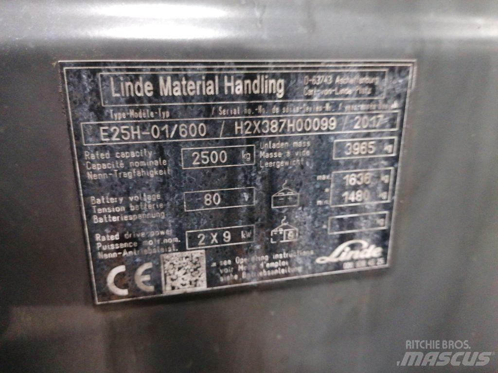 Linde E25H-01/600 Elektro Stapler