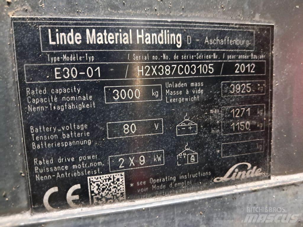 Linde E30-01 Elektro Stapler