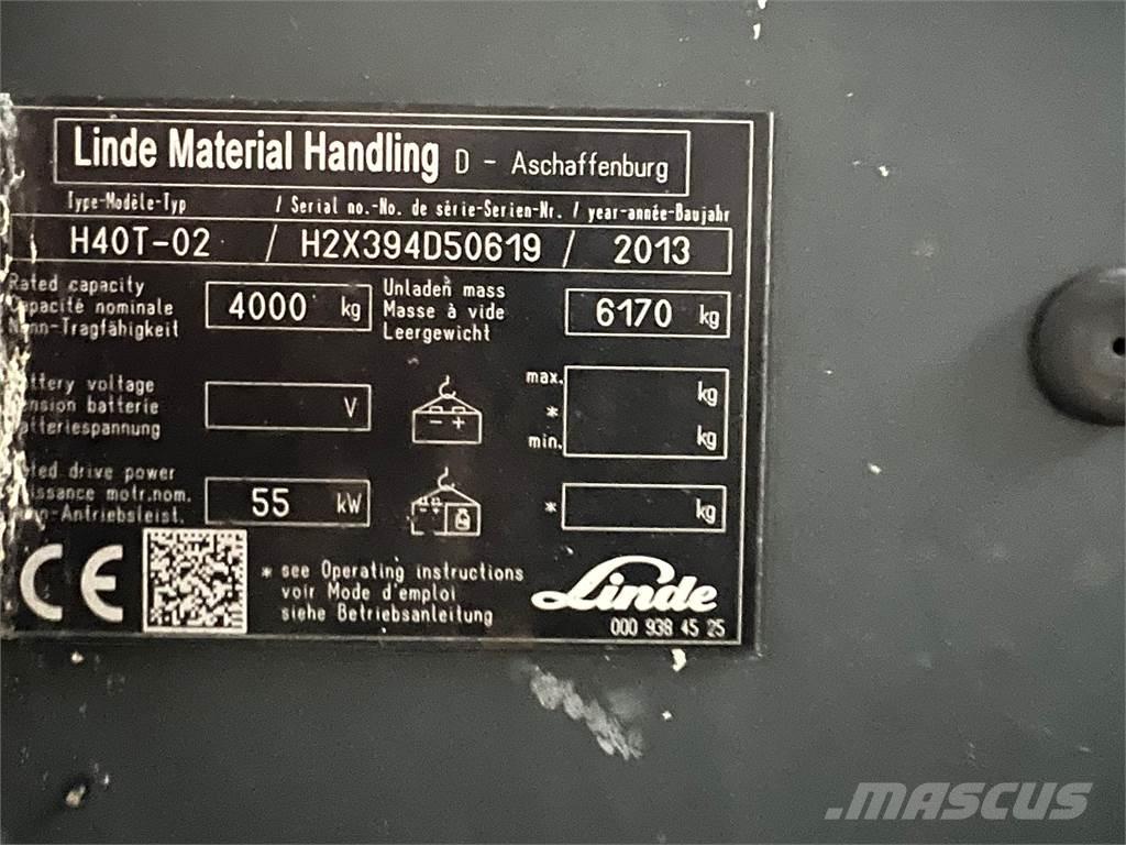 Linde H40T-02 Gas Stapler