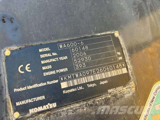 Komatsu WA 600-6 Radlader