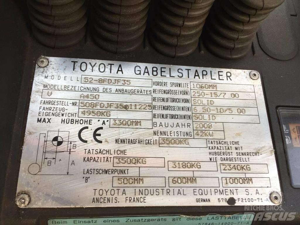 Toyota 02-8 FD JF 35 Diesel Stapler