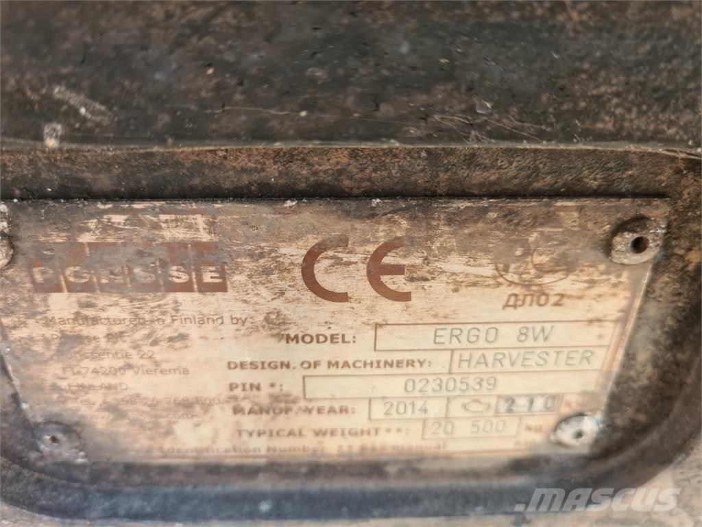 Ponsse Ergo 8wd Harvester