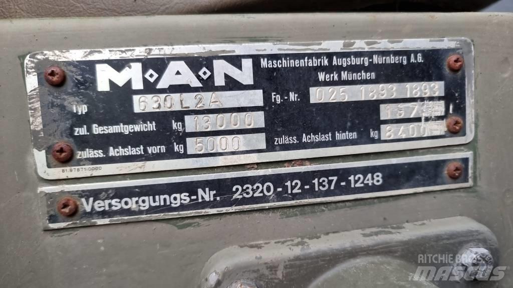 MAN 630 Kastenaufbau