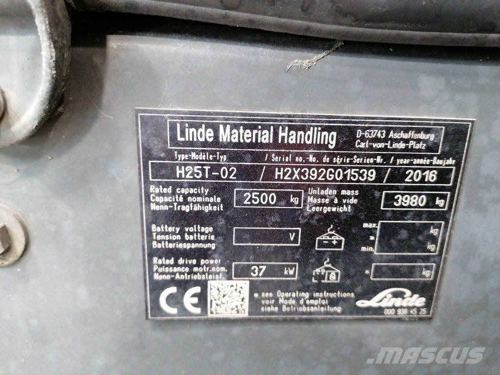 Linde H25T-02 Gas Stapler